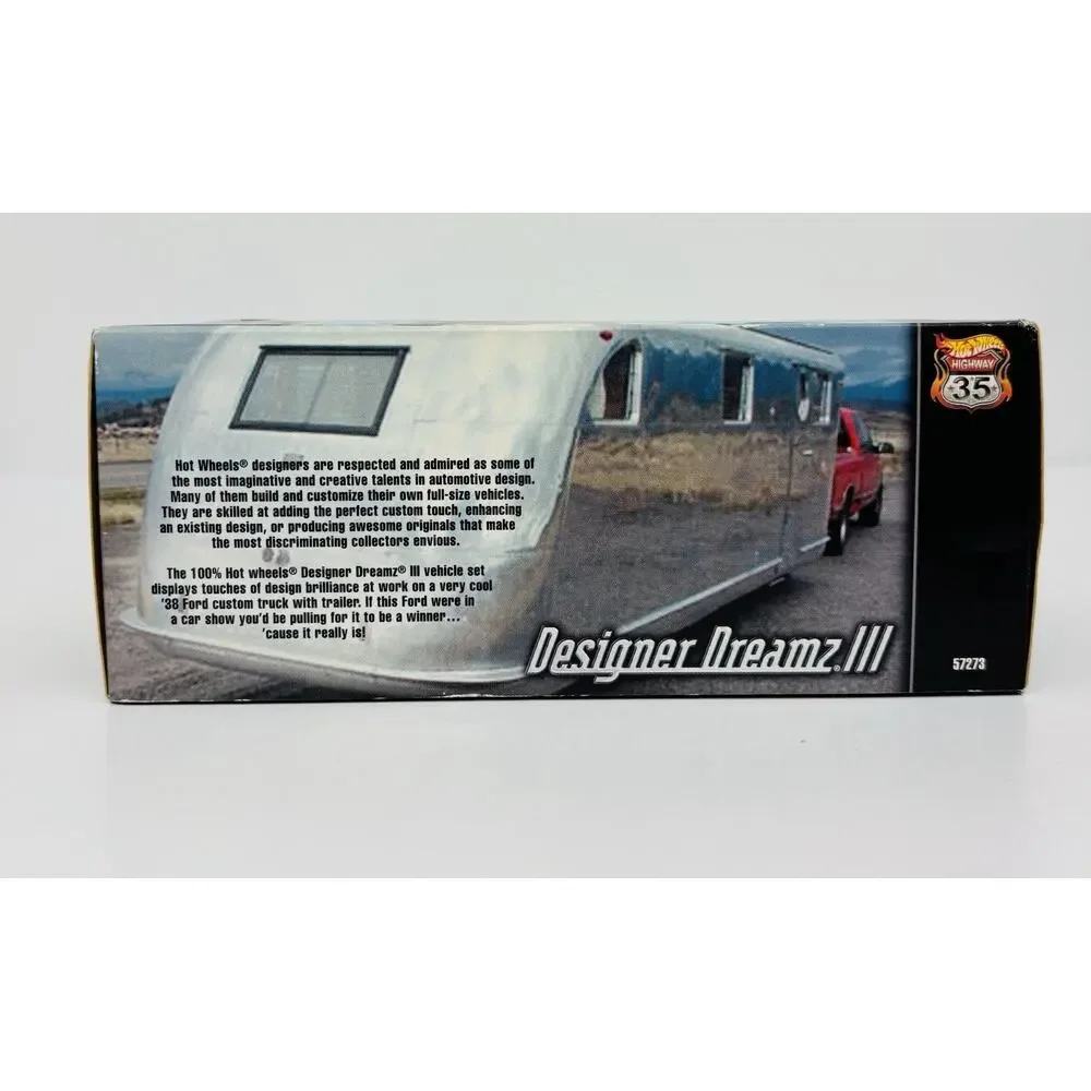 Hot Wheels Designer Dreamz III Vehicle Set '38 Ford Custom Truck w/ Trailer NIB